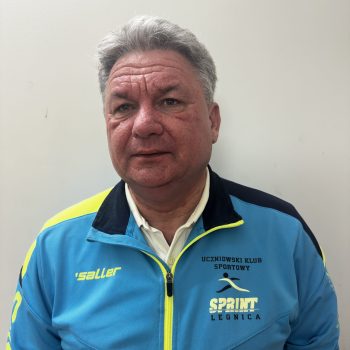 Trener UKS Sprint Legnica Mirosław Kuberski